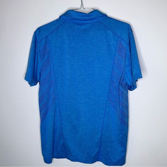 Prince Pacific Blue SS Performance Tennis Polo with Graphic Design Size Large - Picture 4 of 5